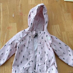 The North Face Light Pink Kids Raincoat